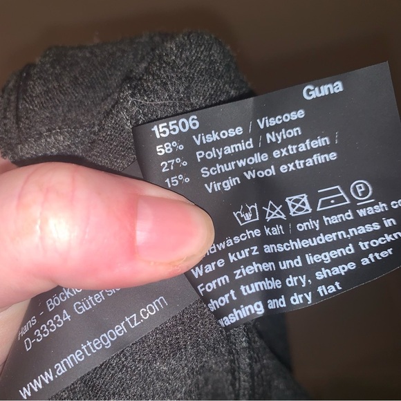 Annette Gortz Grey Virgin Wool Blend Maxi Skirt M - Picture 5 of 8